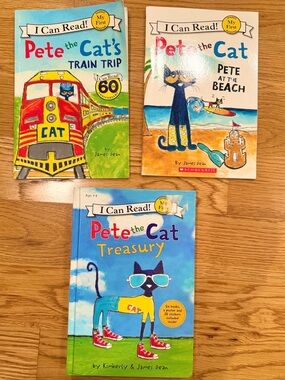 Lot of Pete the Cat Books—7 titles